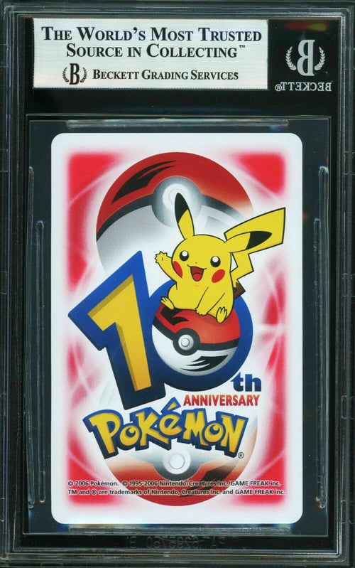 BGS 9 MINT 2006 10th Anniversary Poker Set - Red - Chansey and Blissey - 5 Heart