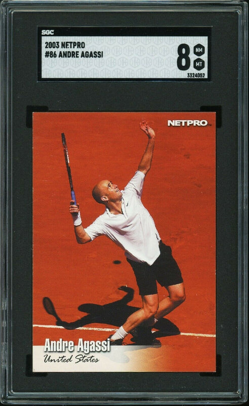 SGC 8 NM-MT 2003 Netpro - Andre Agassi - #86