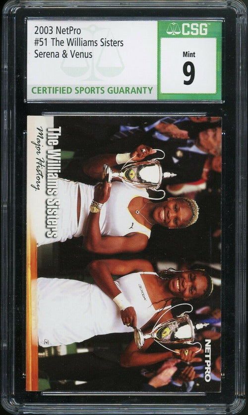 CSG 9 MINT 2003 Netpro Tennis - The WIlliams Sisters - Serena & Venus #51