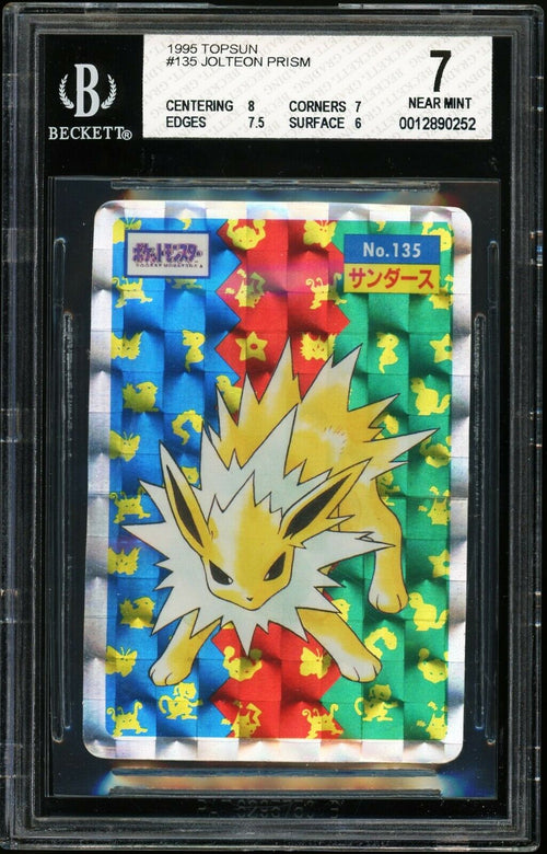 BGS 7 NM 1995 Topsun - Jolteon Prism - Holofoil - #135