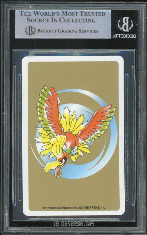 1999 Eevee Pokemon Gold Vintage Poker deals Set Card Beckett BGS 9.5 Ho-Oh Bac