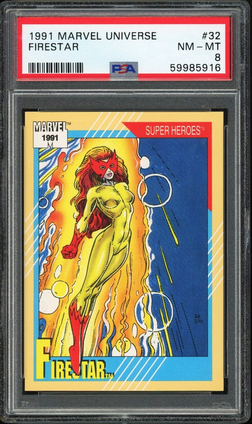 PSA 8 NM-MT 1991 Marvel Universe - Firestar #32