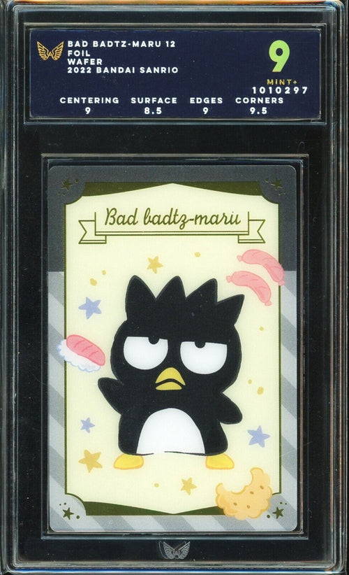 ARK 9 MINT+ 2022 Bandai Sanrio - Badtz Maru Wafer #12