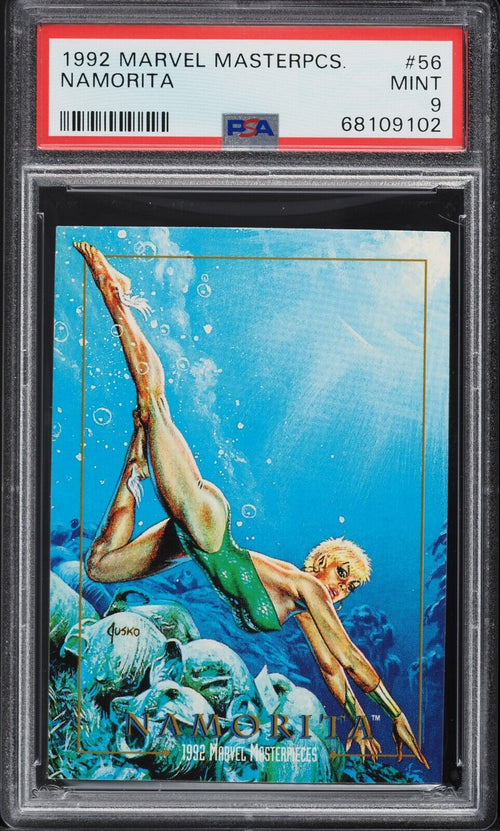 PSA 9 MINT 1992 Skybox Marvel Masterpieces Namorita #56