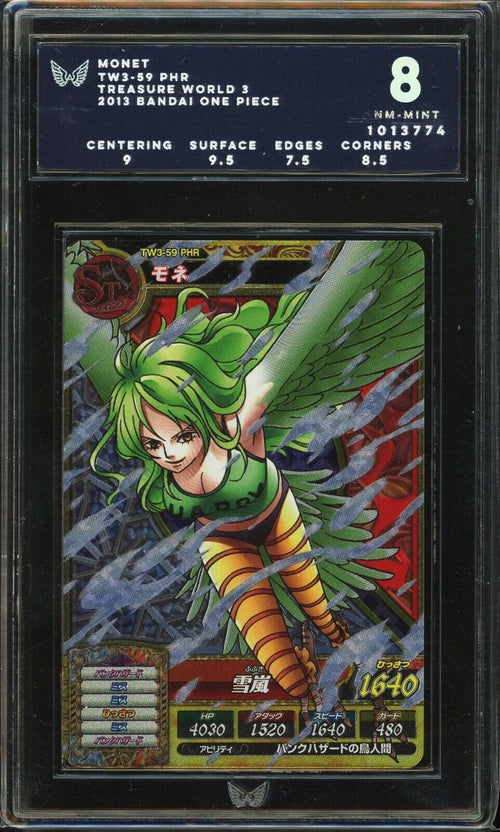 ARK 8 NM-MINT 2013 Bandai One Piece - Monet - Treasure World 3 TW3-59 PHR