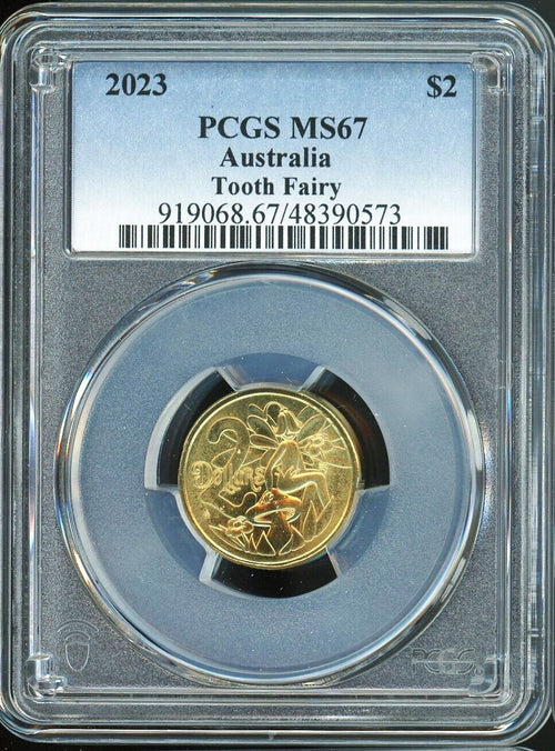 PCGS MS67 2023 RAM Australia - Tooth Fairy $2 Coin