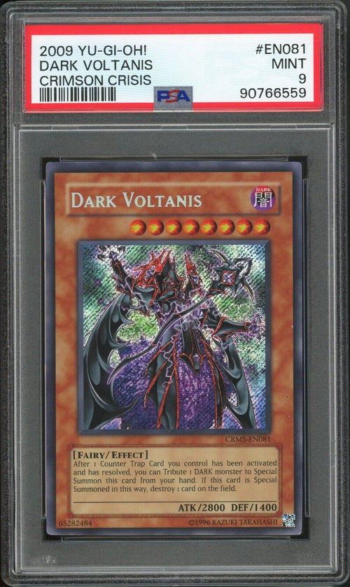 PSA 9 - 2009 YU-GI-OH! CRMS-CRIMSON CRISIS EN081 DARK VOLTANIS