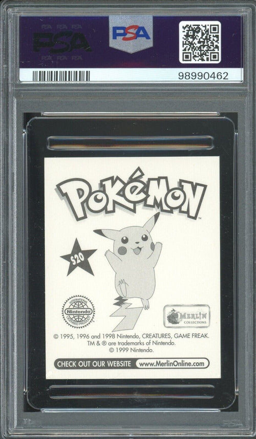 PSA 8 - 1999 MERLIN POKEMON S20 MAGIKARP-PRISM