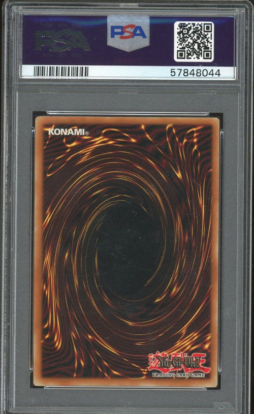 PSA 8 - 2006 YU-GI-OH! ENEMY OF JUSTICE - HERALD OF GREEN LIGHT ULTIMATE RARE