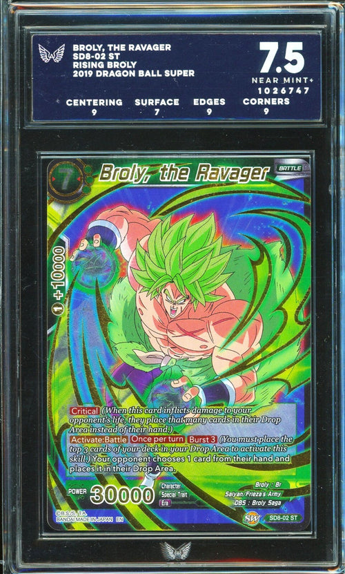 ARK 7.5 - 2019 Rising Broly DBS Broly, the Ravager SD8-02 ST