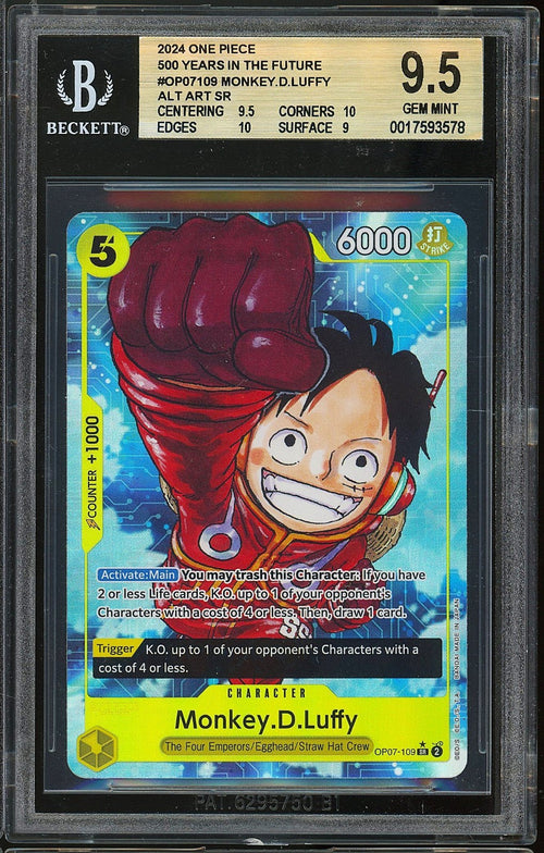 BGS 9.5 - 2024 ONE PIECE EMPERORS IN THE NEW WORLD - NAMI ALT ART R - OPO9-050