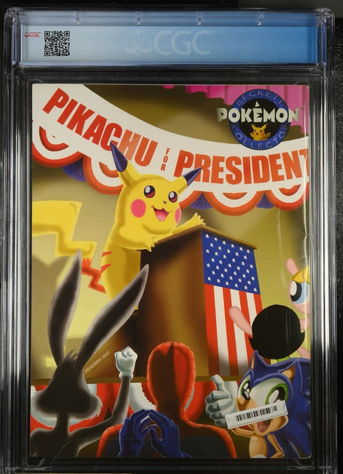CGC 7.0 - 2000 BECKETT POKEMON COLLECTOR #15 SAMURAI SCYTHER POP 1 (1 HIGHER)