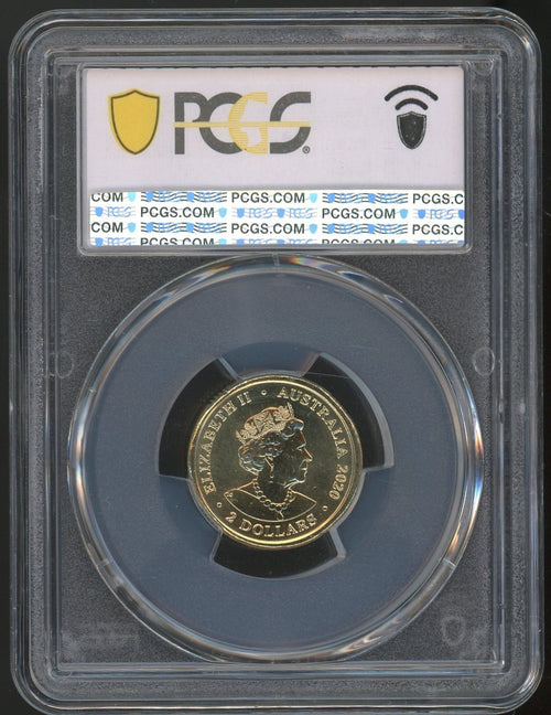 PCGS MS65 - 2020 Australia Firefighters Colorized $2 Coin
