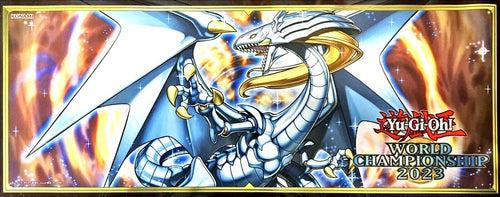 YU-GI-OH! 2023 WCS OCG LEGENDARY DRAGON OF WHITE KONAMI PLAY MAT (HALF SIZE) NEW