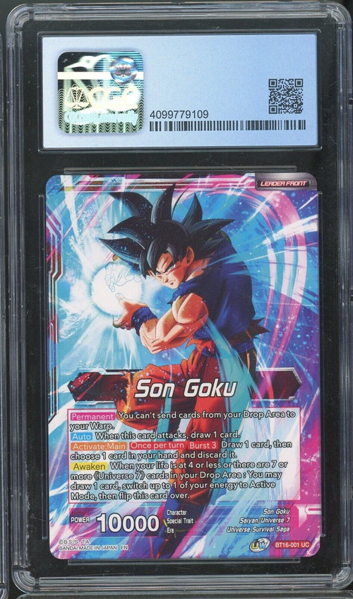 CGC 10 PERFECT - 2022 DRAGON BALL SUPER DBS REALM OF THE GODS - SON GOKU SUPREME