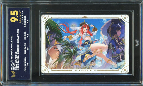 ARK 9.5 - 2025 - BANDAI GENSHIN IMPACT - JPN - NILOU-CYLOU-CANDACE V10 HOLO SEAL