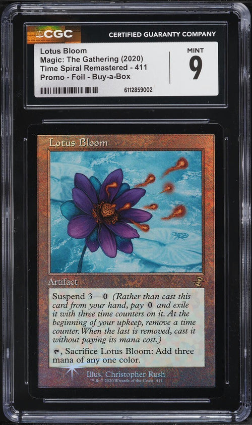 CGC 9 - 2020 Magic The Gathering MTG Time Spiral Remastered Foil Lotus Bloom
