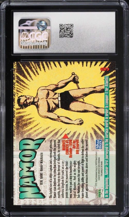 CGC 9.5 - 1993 Skybox Marvel Masterpieces Namor #9