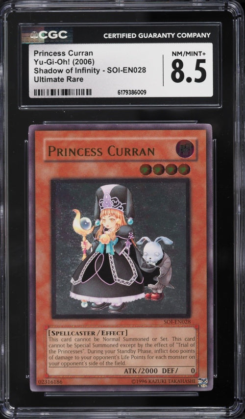 CGC 8.5 - 2006 Yu-Gi-Oh! Shadow Of Infinity Princess Curran  #SOI-EN028
