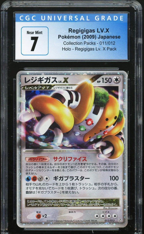 CGC 7 NM 2009 Pokemon Japanese - Collection Pack - Regigigas LV.X #11