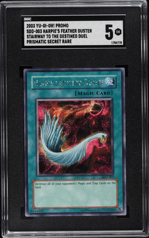 SGC 5 EX 2003 Yu-Gi-Oh! Stairway to Destined Duel Harpie's Feather Duster SDD003