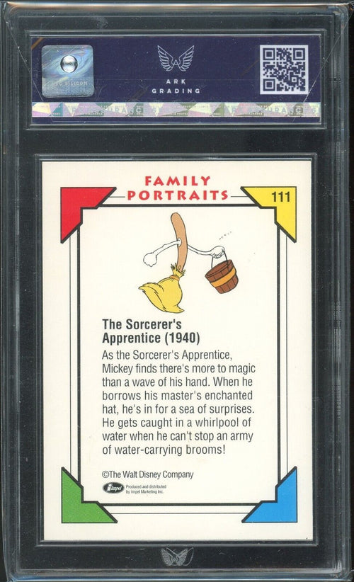 ARK 8.5 MINT 1991 Impel Disney - Family Portraits The Sorcerer's Apprentice 111