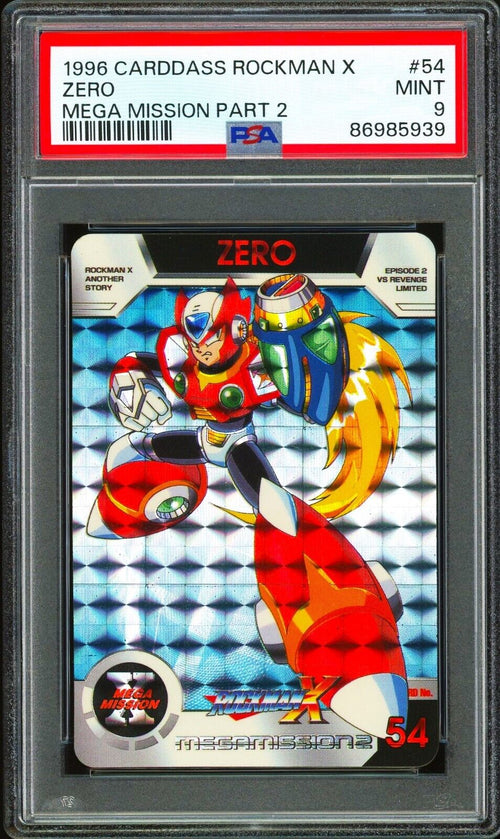 PSA 9 MINT 1996 Megaman X - Mega Mission Rockman X Part 2-  Zero #54